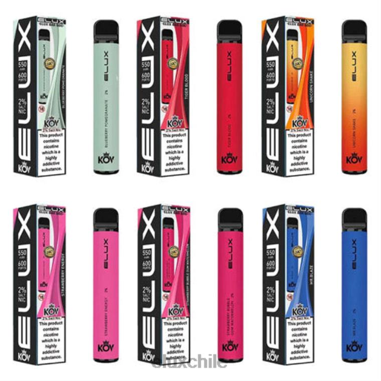 ELUX vape Chile - Elux Bar vape desechable serie Legacy arándano cereza arándano N84XX107