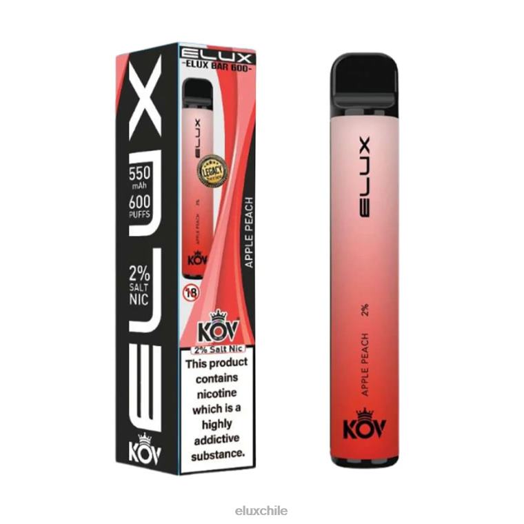 ELUX vape near me - Elux Bar vape desechable serie Legacy durazno manzana N84XX103