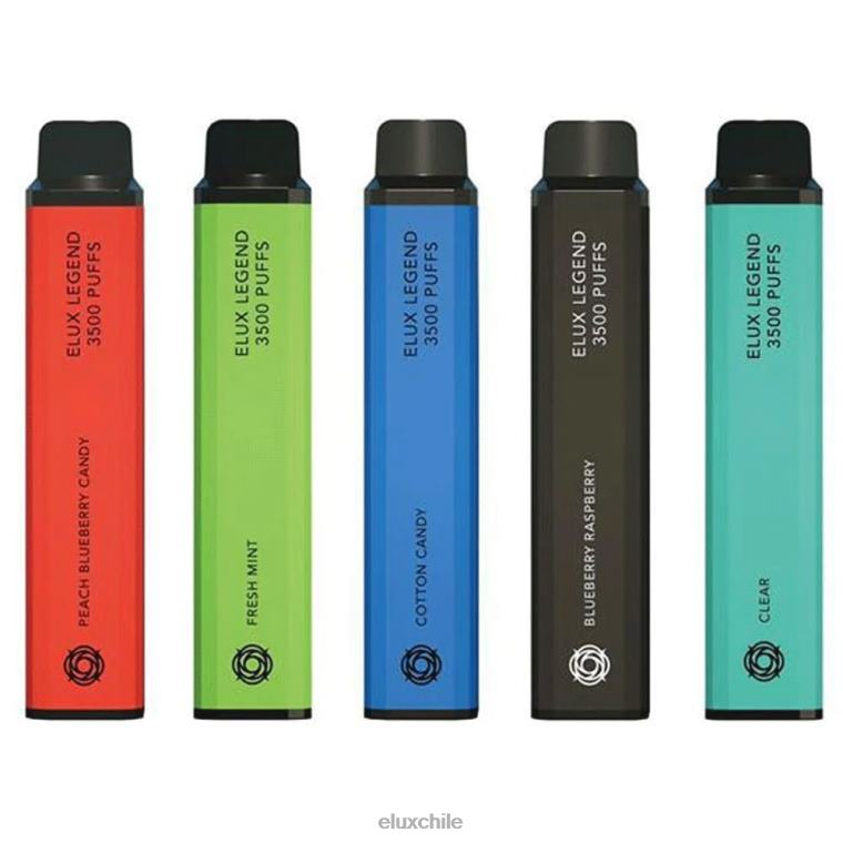 ELUX Chile - Elux Legend Vape disponible de 3500 inhalaciones limón melocotón maracuyá N84XX85