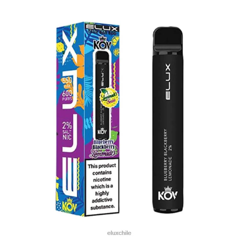 ELUX Chile - Elux Bar vape desechable serie limonada limonada de arándanos y moras N84XX105