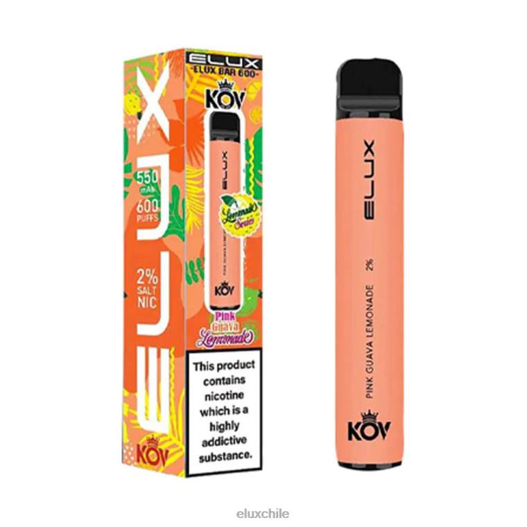 ELUX Santiago - Elux Bar vape desechable serie limonada limonada de guayaba rosa N84XX106