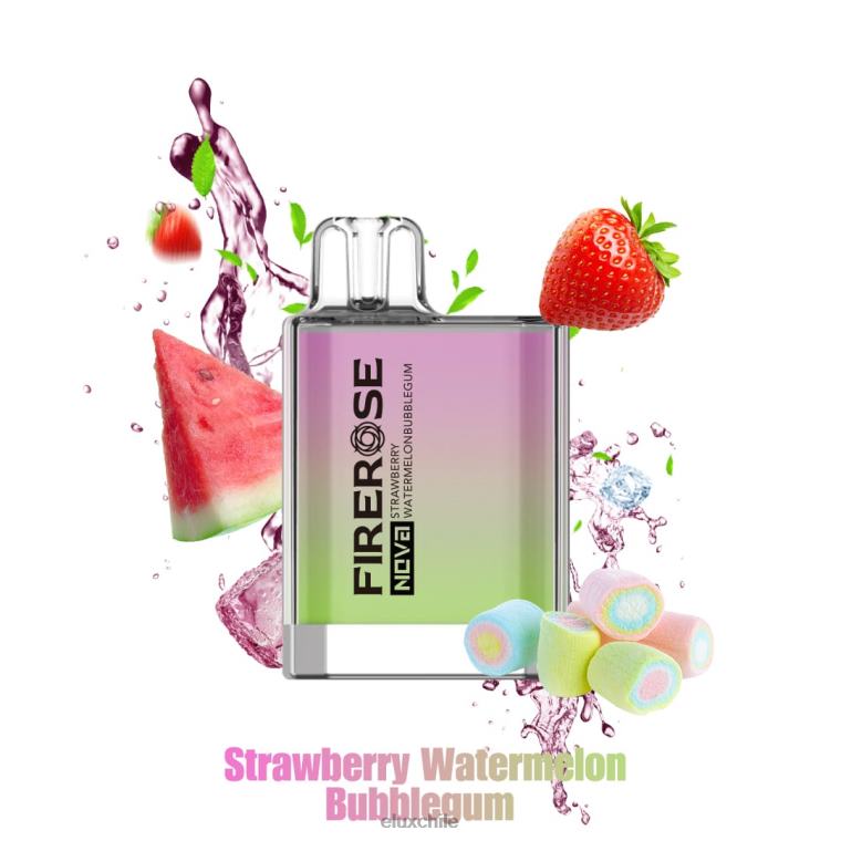 ELUX vape flavours - Elux Firerose Nova Vape disponible de 600 inhalaciones chicle de fresa sandía N84XX24